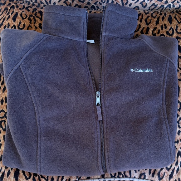 Columbia Brown Fleece Jacket - Picture 4 of 4
